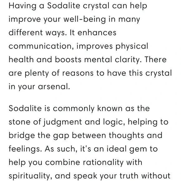 Silver and Blue Sodalite Pendant Necklace - Picture 4 of 4